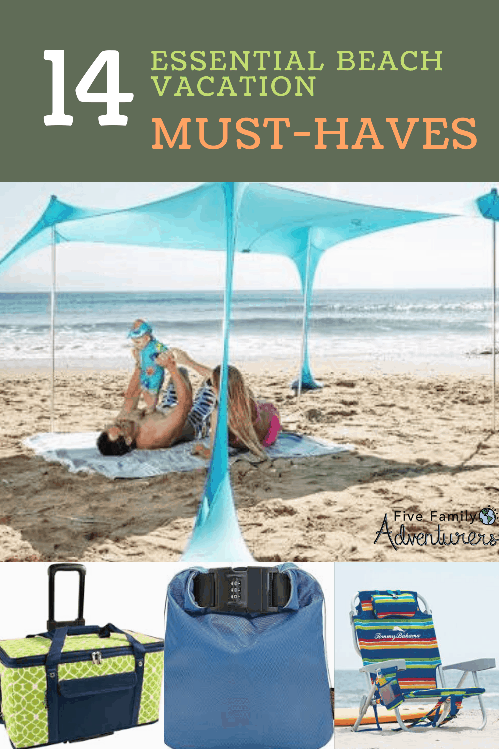 14 Essential Beach Vacation MustHaves Five Family Adventurers